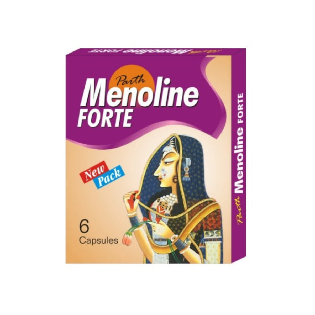 Parth Ayurvedic Menoline Forte Female Wellness 6 Capsule