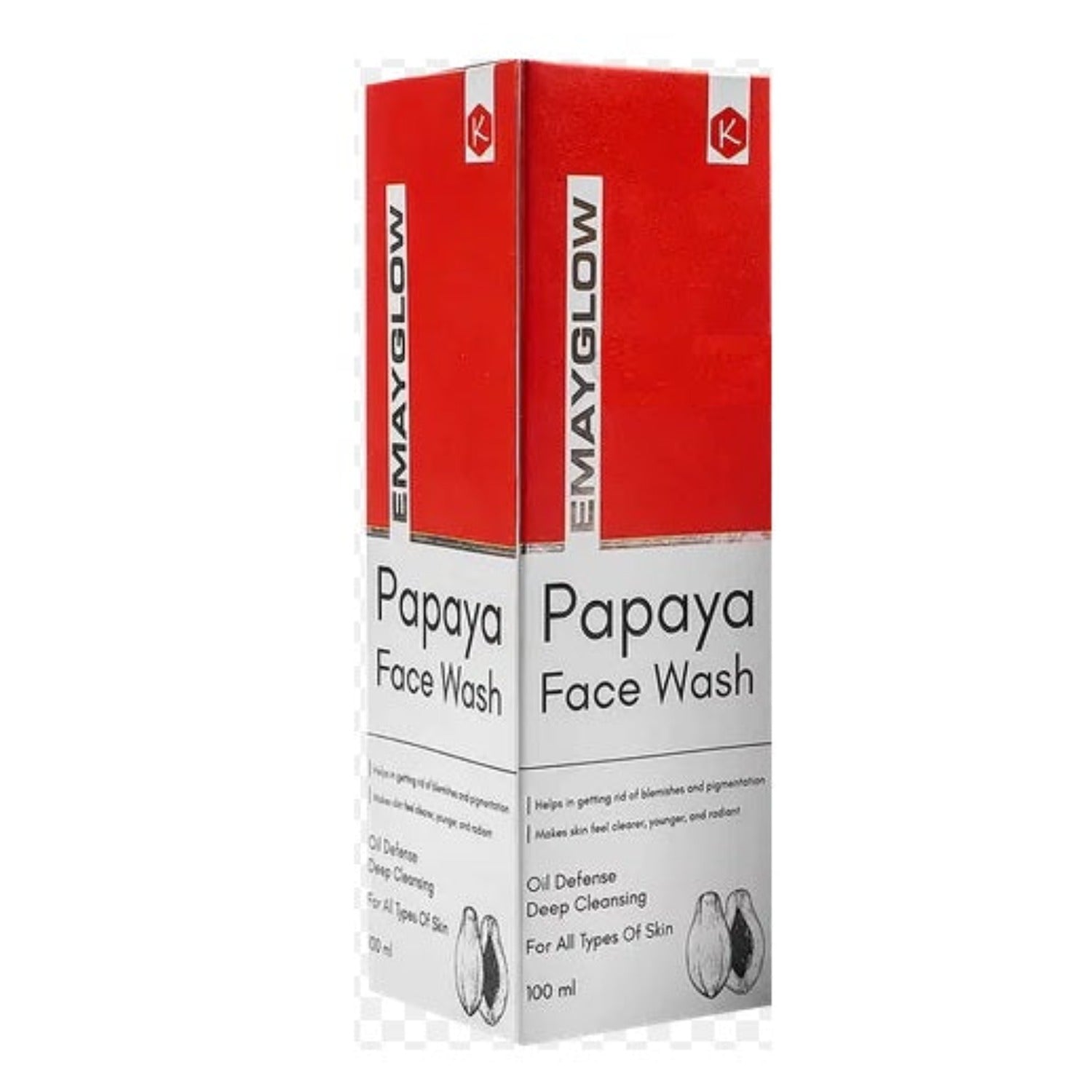 Kalyan Wellness Emayglow Papaya Face Wash 100ml