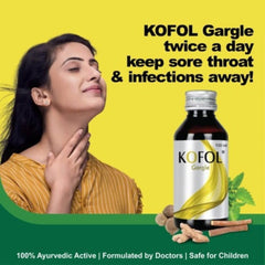 Charak Ayurvedic Kofol Gargle For Cough & Cold And Sore Throat 100 ml