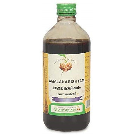 Vaidyaratnam Ayurvedic Amalakarishtam Liquid 450ml