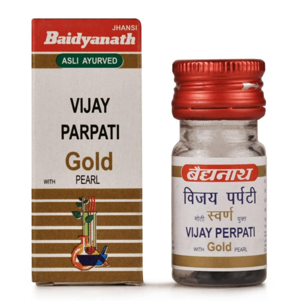 Baidyanath Ayurvedic (Jhansi) Vijay Parpati Gold with Pearl Powder 1gm