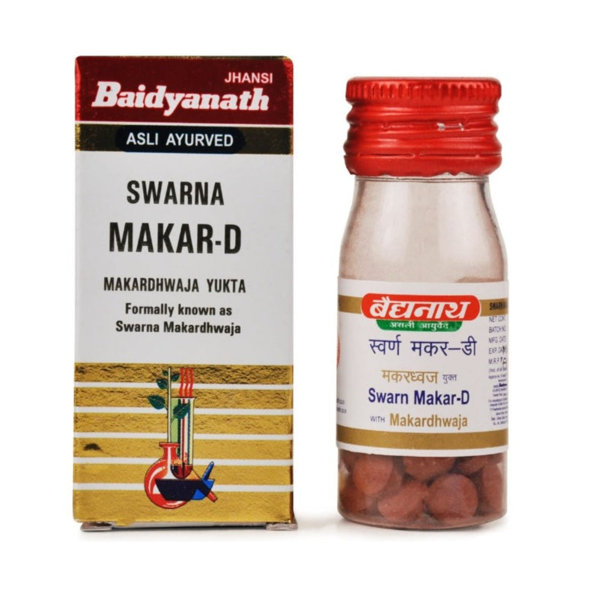 Baidyanath Ayurvedic (Jhansi) Swarna Makar-D Makardhwaja Yukta Tablets