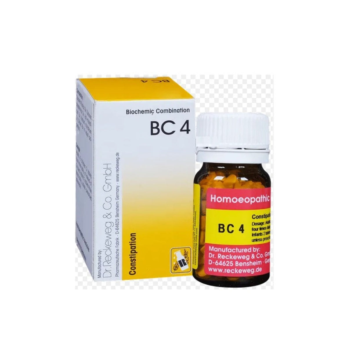 Dr Reckeweg Homoeopathy Constipation Bio-Combination 4 (BC 4) 20gm Tablet