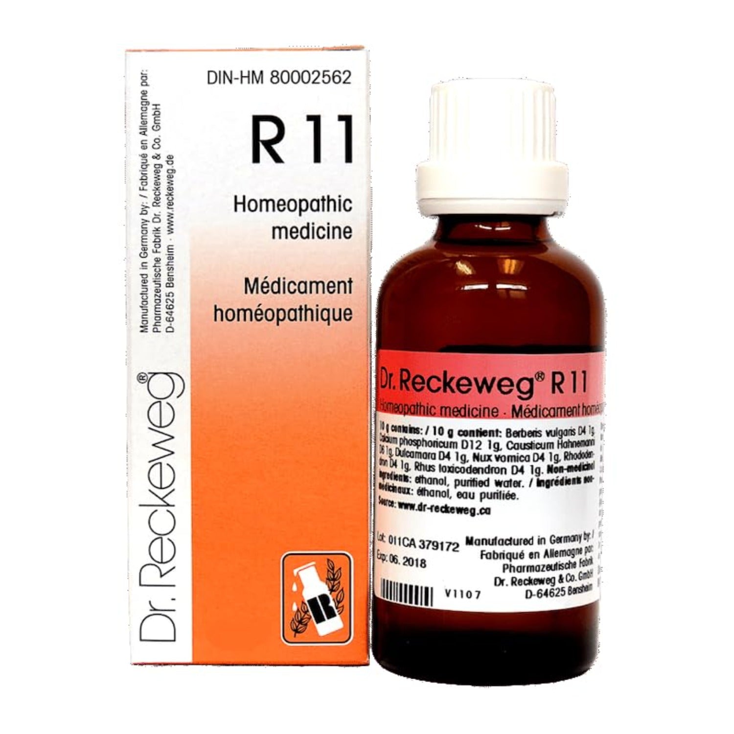 Dr Reckeweg Homoeopathy R11 Rheumatism Drops 22 ml