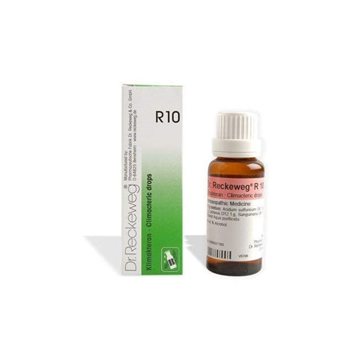 Dr Reckeweg Homoeopathy R10 Climacteric Drops 22 ml