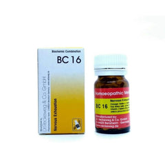 Dr Reckeweg Homoeopathy Nervous Exhaustion Bio-Combination 16 (BC 16) 20gm Tablet