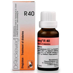 Dr Reckeweg Homoeopathy R40 Diabetes Drops 22 ml