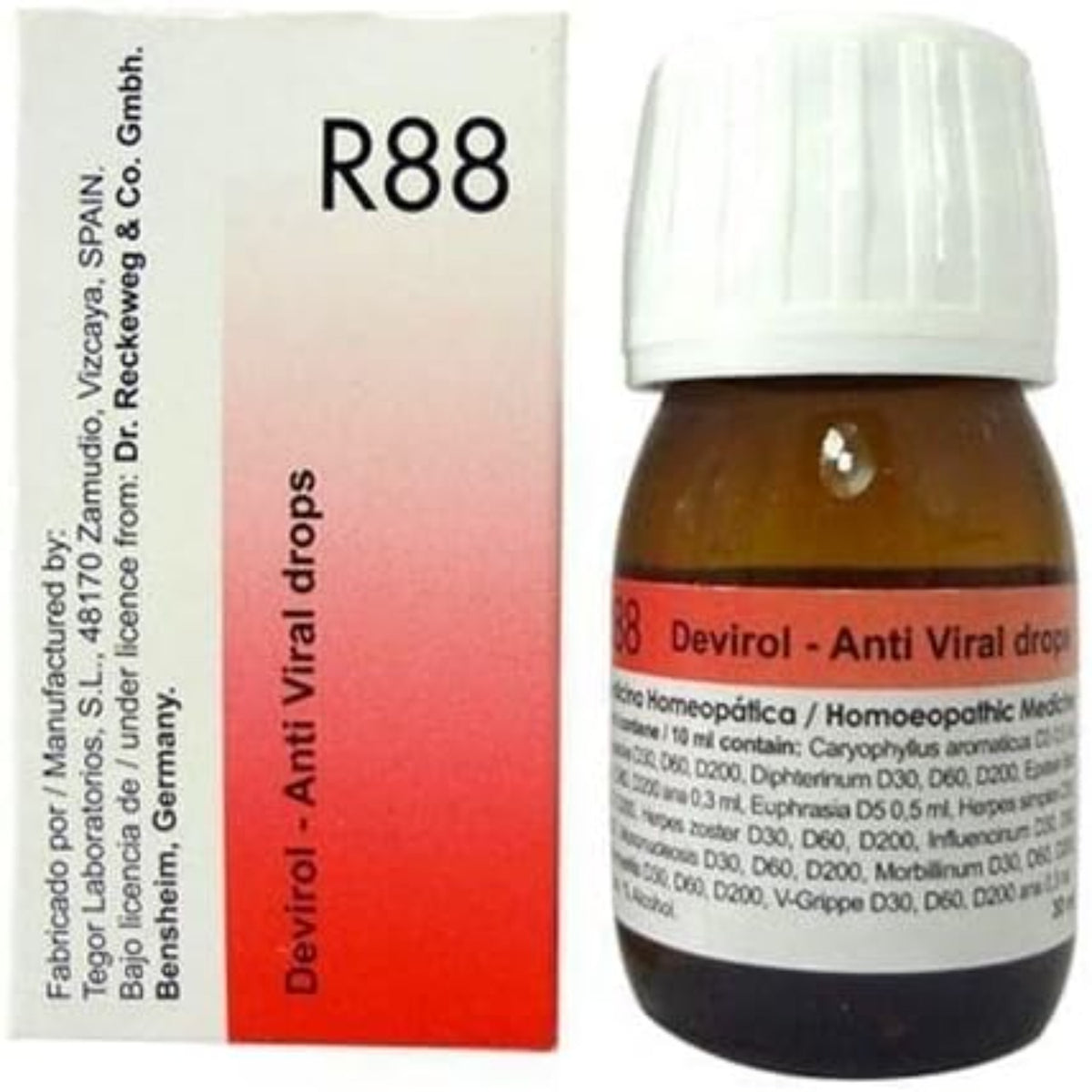 Dr Reckeweg Homoeopathy R88 Anti Viral Drops 22 ml