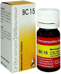 Dr Reckeweg Homoeopathy Menstruation Troubles Bio-Combination 15 (BC 15) 20gm Tablet