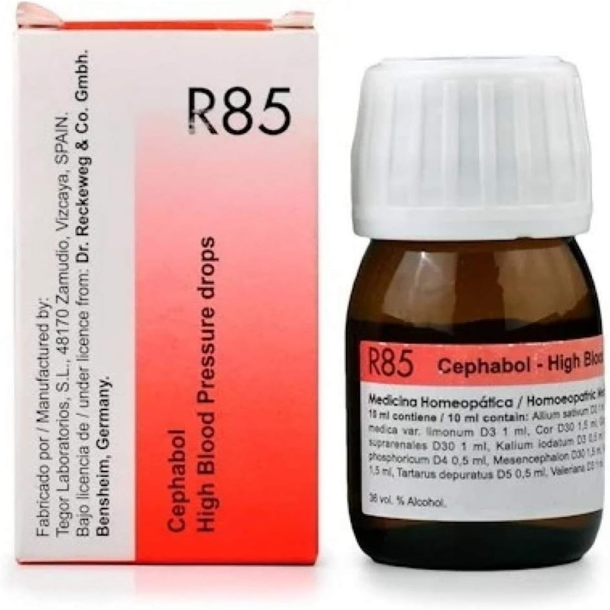 Dr Reckeweg Homoeopathy R85 High Blood Pressure Drops 22 ml
