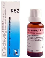 Dr Reckeweg Homoeopathy R52 Travel Sickness Drops 22 ml
