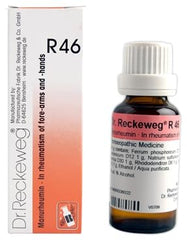 Dr Reckeweg Homoeopathy R46 Rheumatism Of Forearms And Hands Drops 22 ml