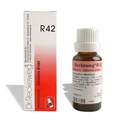 Dr Reckeweg Homoeopathy R42 Varicosis Drops 22 ml