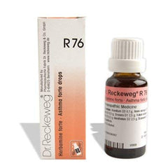 Dr Reckeweg Homoeopathy R76 Asthma Forte Drops 22 ml