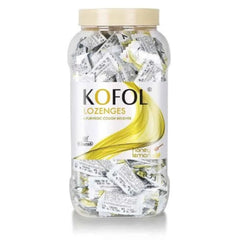 Charak Ayurvedic Kofol Lozenges Cough Reliever,Mint,Orange & Honey Lemon Flavor White Lozenges Count Jar Tablets