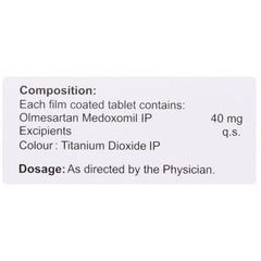 Leeford Omnipres-40 Olmesartan Medoxomil Tablets