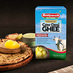 Baidyanath Ayurvedic (Jhansi) Premium Pure Cow Ghee for Immunity,Eyes & Antioxidant Benefits