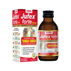 Aimil Ayurvedic Jufex Syrup & Syrup Herbal Syrup For Respiratory Wellness 100 ml