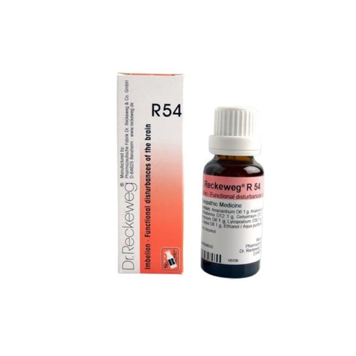 Dr Reckeweg Homoeopathy R54 Memory Drops 22 ml