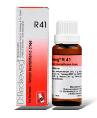 Dr Reckeweg Homoeopathy R41 Sexual Neurasthenia Drops 22 ml