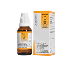 Bakson's Homoeoapthy B30 (B-30) Nocturnal For Bed Wetting And Bladder Weakness Drops 30ml