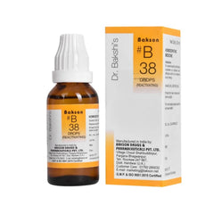 Bakson's Homoeopathy B38 (B-38) Reactivating For Obstinate Skin Ailments Drops 30ml