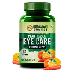 Himalayan Organics Plant Based Eye Care Supplement (Lutemax 2020,Orange Extract,Carrot Extract) 60 Tablets
