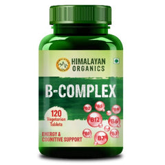 Himalayan Organics B- Complex Supplement To Support Cognitive Health 120 Vegetarian Tablets