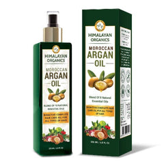 Himalayan Organics Moroccan Argan Oil For Hair Growth No Parabean & Mineral Oil 200ml
