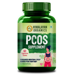Himalayan Organics PCOS Multivitamin Supplement 2000mg Myo-Inositol,Caronositol,Folate,Chromium,Calcium & Vitamin D 60 Vegearian Tablets