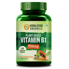 Himalayan Organics Plant-Based Vitamin B1,Rich In Antioxidants,Supports Memory And Energy (120 Capsules)