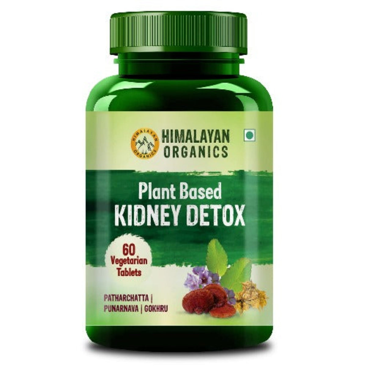 Himalayan Organics Plant Based Kidney Support,Cleanser,Purifier,Patarchata,Fennel,Punernava 60 Vegetarian Capsules