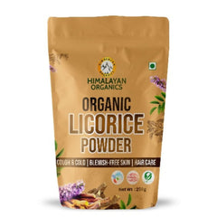 Himalayan Organics Organic Licorice/Mulethi Powder Cough & Cold,Blemish-Free Skin,Hair Care (250 grams)