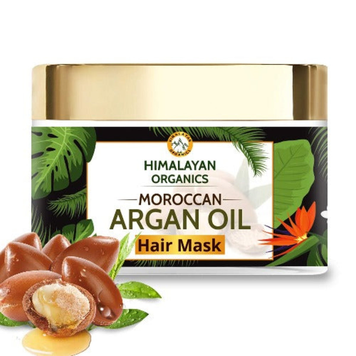 Himalayan Organics Moroccan Argan Oil Hair Mask With Bhringraj 200ml