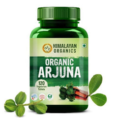 Himalayan Organics Ayurvedic Arjuna Tablets,Supports Heart Health,Manages Cholesterol Level (120 Tablets)