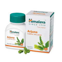 Himalaya Pure Herbs Cardiac Wellness Herbal Ayurvedic Arjuna Versatile cardioprotective 60 Tablets