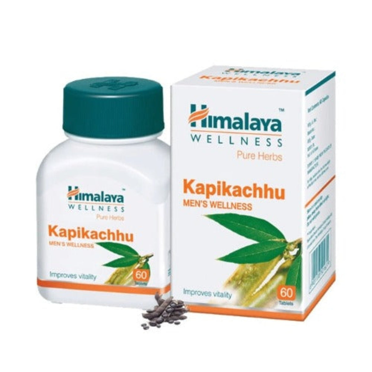 Himalaya Pure Herbs Men's Wellness Herbal Ayurvedic Kapikachhu 60 Tablets