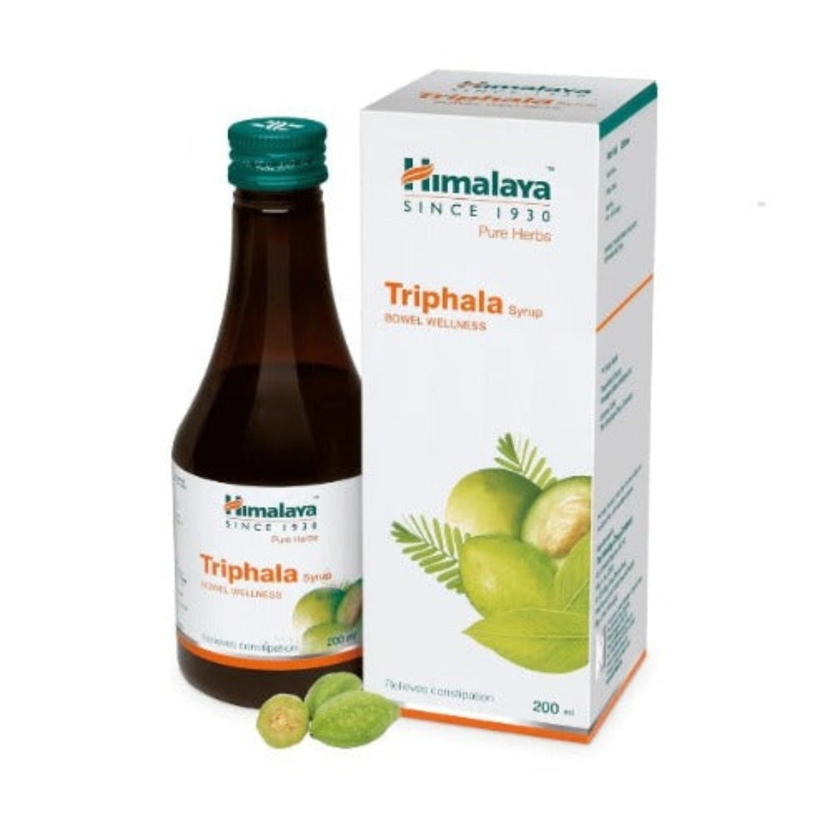 Himalaya Pure Herbs Bowel Wellness Herbal Ayurvedic Triphala Relieves Constipation Syrup 200 ml
