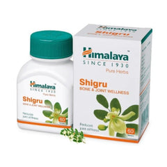 Himalaya Pure Herbs Bone & Joint Wellness Herbal Ayurvedic Shigru Reduces Joint Stiffness 60 Tablets
