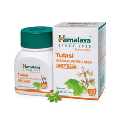 Himalaya Pure Herbs Respiratory Wellness Herbal Ayurvedic Tulasi Holy Basil Relieves Cough And Cold 60 Tablets
