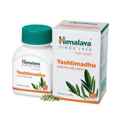 Himalaya Pure Herbs Gastric Wellness Herbal Ayurvedic Yashtimadhu Relieves Acidity 60 Tablets