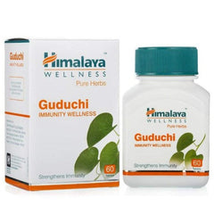 Himalaya Pure Herbs Immunity Wellness Herbal Ayurvedic Guduchi Strengthens Immunity 60 Tablets