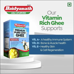 Baidyanath Ayurvedic (Jhansi) Premium Pure Cow Ghee for Immunity,Eyes & Antioxidant Benefits