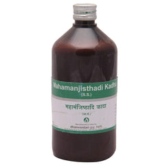 Dhanvantari Ayurvedic Mahamanjisthadi Kashay Useful in Skin Disease & For Blood Purification Liquid