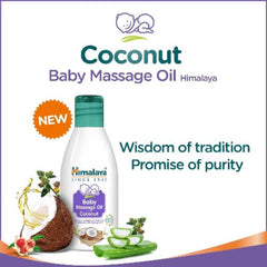 Himalaya Herbal Ayurvedic Baby Care Massage Regular Massaging Strengthens Muscles And Enhances Growth (Coconut) Oil