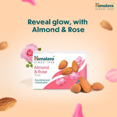 Himalaya Herbal Ayurvedic Personal Body Care Almond & Rose Moisturizes And Cools Skin Soap
