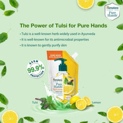 Himalaya Herbal Ayurvedic Personal Body Care Pure Hands Tulsi & Lemon Deep Cleansing Leaves Hands Grease And Odor Free Hand Wash