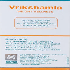 Himalaya Pure Herbs Weight Wellness Herbal Ayurvedic Vrikshamla Manages Weight 60 Tablets