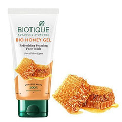 Biotique Papaya Deep Cleanse,Honey Gel & Fresh Neem Pimple Control Soothe & Nourish Foaming Face wash Soap Free Formula Reduce Dryness 100% Botanical Extracts Suitable for All Skin Types
