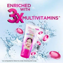 Fair & Lovely Is Now Glow & Lovely Bright Glow Face wash 3x Multivitamin